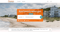 Desktop Screenshot of apartamentywakacyjne.pl