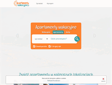 Tablet Screenshot of apartamentywakacyjne.pl